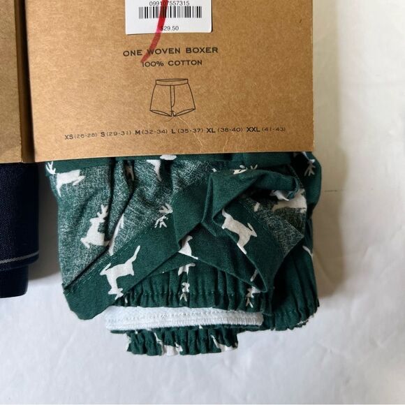 Nwt 2 pair small J. CREW Men’s Woven Boxer and knit boxer New - Picture 6 of 8